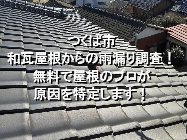 つくば市雨漏り調査
